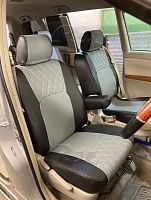 Чехлы для Toyota Isis,  второй ряд - 60/40 с подлокотником Platana, комплект на 2 ряда сидений