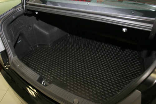 Модельный коврик в багажник для Hyundai Sonata 2010-2013 фото 4