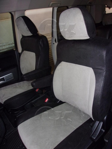 Чехлы для Mitsubishi Delica D:5 2007-2019, комплект на 2 ряда сидений