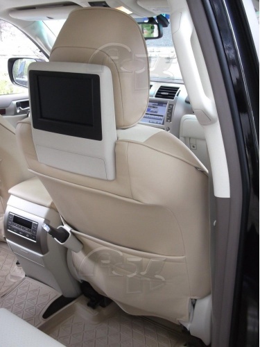 Чехлы для Lexus GX460 2009-2013, с мониторами на передних спинках фото 2
