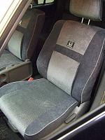 Чехлы для Honda CR-V 1995-2000 на передних сидениях подголовники без отверстий. ПРАВЫЙ руль