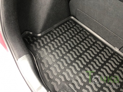 Модельный коврик в багажник для Honda Fit 2013-2020 Правый руль фото 4