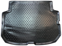 Модельный коврик в багажник для Nissan Leaf 2012-2017 с органайзером