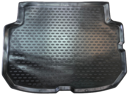 Модельный коврик в багажник для Nissan Leaf 2012-2017 с органайзером