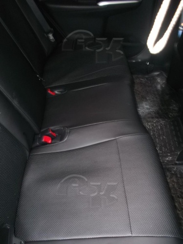 Чехлы для Toyota Camry (V50) 2014-2018, комплектация с электро регулировкой второго ряда сидений фото 3