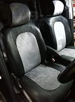 Чехлы для Toyota Ractis 2005-2010, для автомобиля  2WD, в комплектации с подстаканниками в нижней части сидения второго ряда