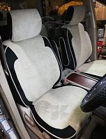 Чехлы для Toyota Ipsum  2001-2007, комплект на 2 ряда сидений