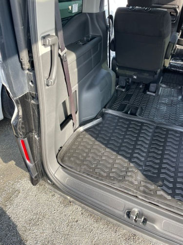 Модельный коврик в багажник для Honda Stepwgn 2015-2021 СТАНДАРТНЫЙ для всех версий фото 3