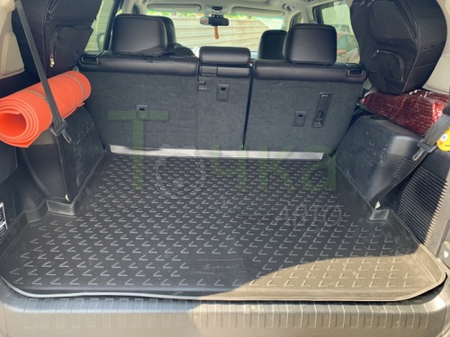 Модельный коврик в багажник для Lexus GX460 2013-2019 7 мест фото 5