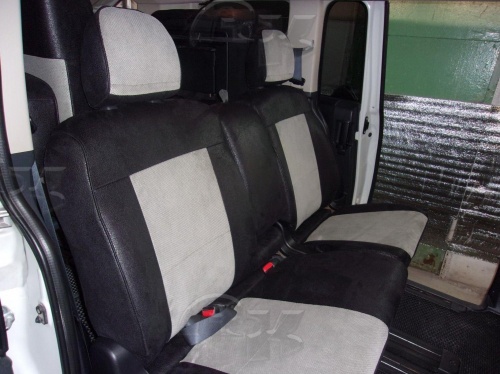 Чехлы для Mitsubishi Delica D:5 2007-2019, комплект на 3 ряда сидений фото 3