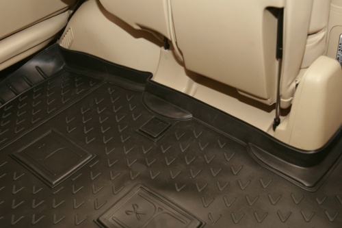 Модельный коврик в багажник для Lexus LX570 2007-2015 7 мест фото 2