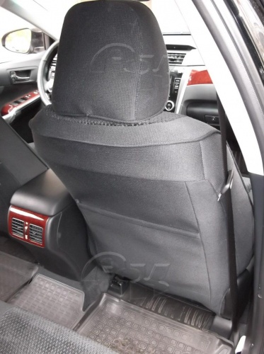 Чехлы для Toyota Camry (V50) 2012-2018, комплектация с механической регулировкой второго ряда сидений фото 10