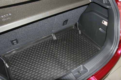 Модельный коврик в багажник для Mazda Demio 2007-2014 фото 3