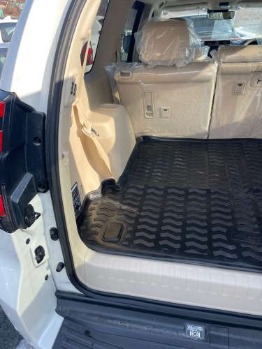 Модельный коврик в багажник для Toyota Land Cruiser Prado 150 2017-2023 ПРАВЫЙ РУЛЬ фото 2