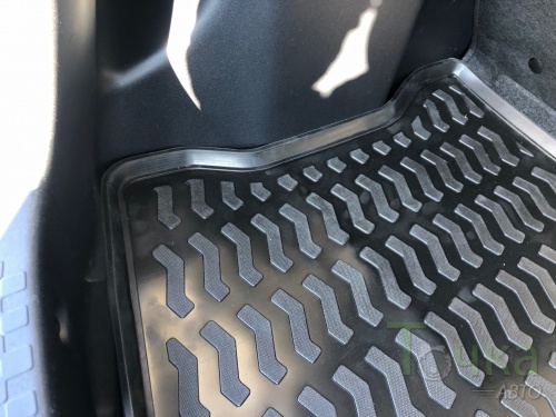 Модельный коврик в багажник для Toyota Aqua 2011-2021 Правый руль фото 4