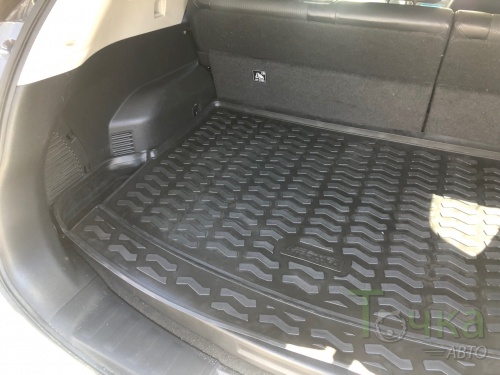 Модельный коврик в багажник для Nissan X-Trail T32 2013-2022 Hybrid с карманами  фото 5