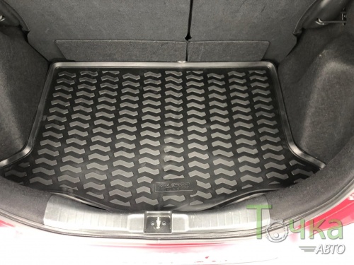 Модельный коврик в багажник для Honda Fit 2013-2020 Правый руль фото 2