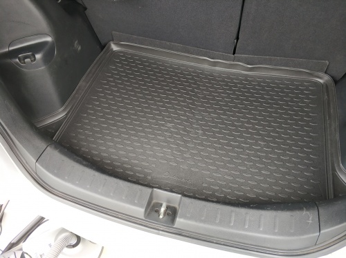 Модельный коврик в багажник для Honda Fit 2007-2013 фото 3