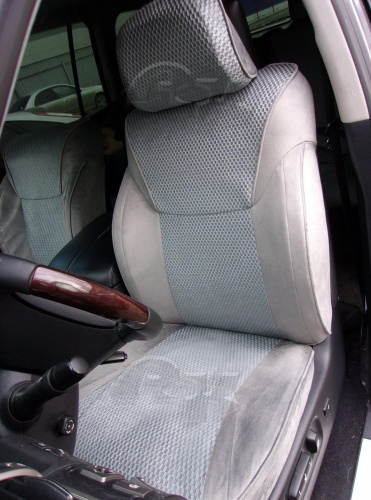 Чехлы для Lexus LX 570 2007-2015, без мониторов в передних спинках