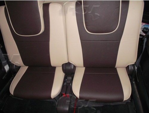 Чехлы для Toyota Mark X (120) 2007-2013, комплект на 3 ряда сидений фото 3