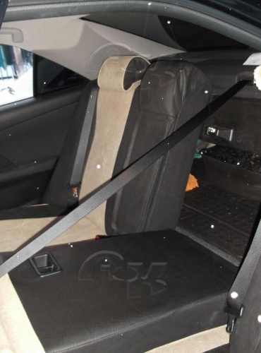 Чехлы для Toyota Camry (V50) 2012-2018, комплектация с механической регулировкой второго ряда сидений фото 6