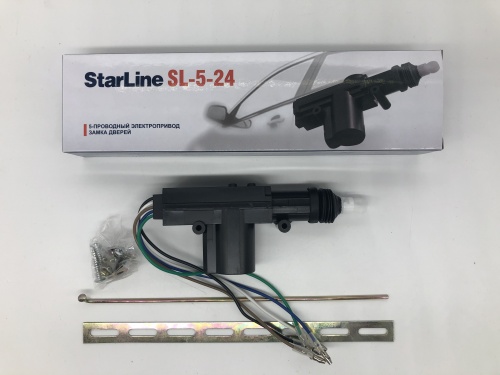 5-проводный электропривод замка двери 24В StarLine SL-5-24 фото 2