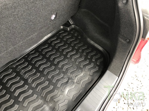 Модельный коврик в багажник для Toyota Passo 2016- / Daihatsu Boon Правый руль фото 3