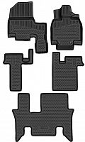 Модельные коврики в салон для Honda Stepwgn 2015-2021, минивэн, 5 поколение, 8 мест
