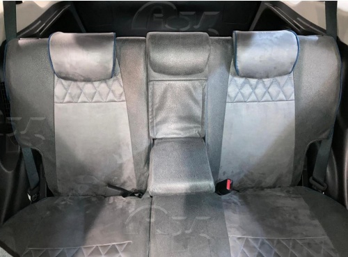 Чехлы для Honda Shuttle с 2015 с подлокотником на  заднем пассажирском сидении фото 3