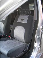 Чехлы для Honda HR-V 1998-2005 для 5 дверной версии автомобиля, второй ряд сидений с литыми подголовниками