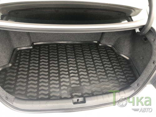 Модельный коврик в багажник для Honda Accord 2013-2020 HYBRID Правый руль фото 2