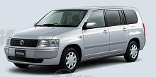 Чехлы для Toyota Probox/ Toyota Succeed 2002-2014, комплектация с литыми подголовниками, второй ряд сидений - лавка