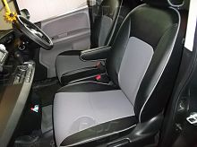 Чехлы для Honda Freed 2008-2014, второй ряд 60/40, комплект на 2 ряда сидений
