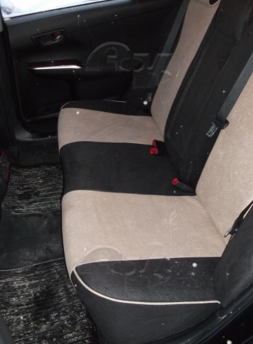 Чехлы для Toyota Camry (V50) 2012-2018, комплектация с механической регулировкой второго ряда сидений фото 4